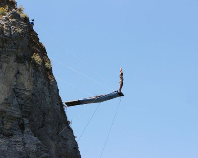 В Крыму появилась вышка для экстремальных прыжков в воду. В июле пройдёт первый чемпионат