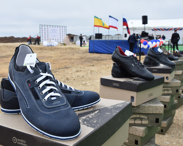 Крымские шузы: в Евпатории дан старт строительству обувной фабрики
